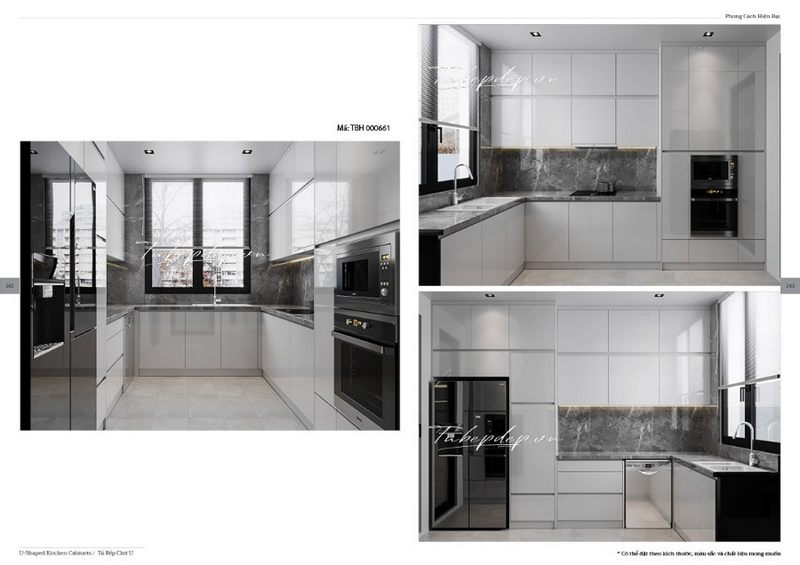 Ấn tượng 18 mẫu trang trí tủ bếp đẹp và khoa học